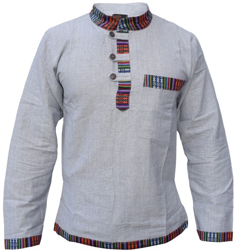 Chemise grand père ethnique - grand-père,